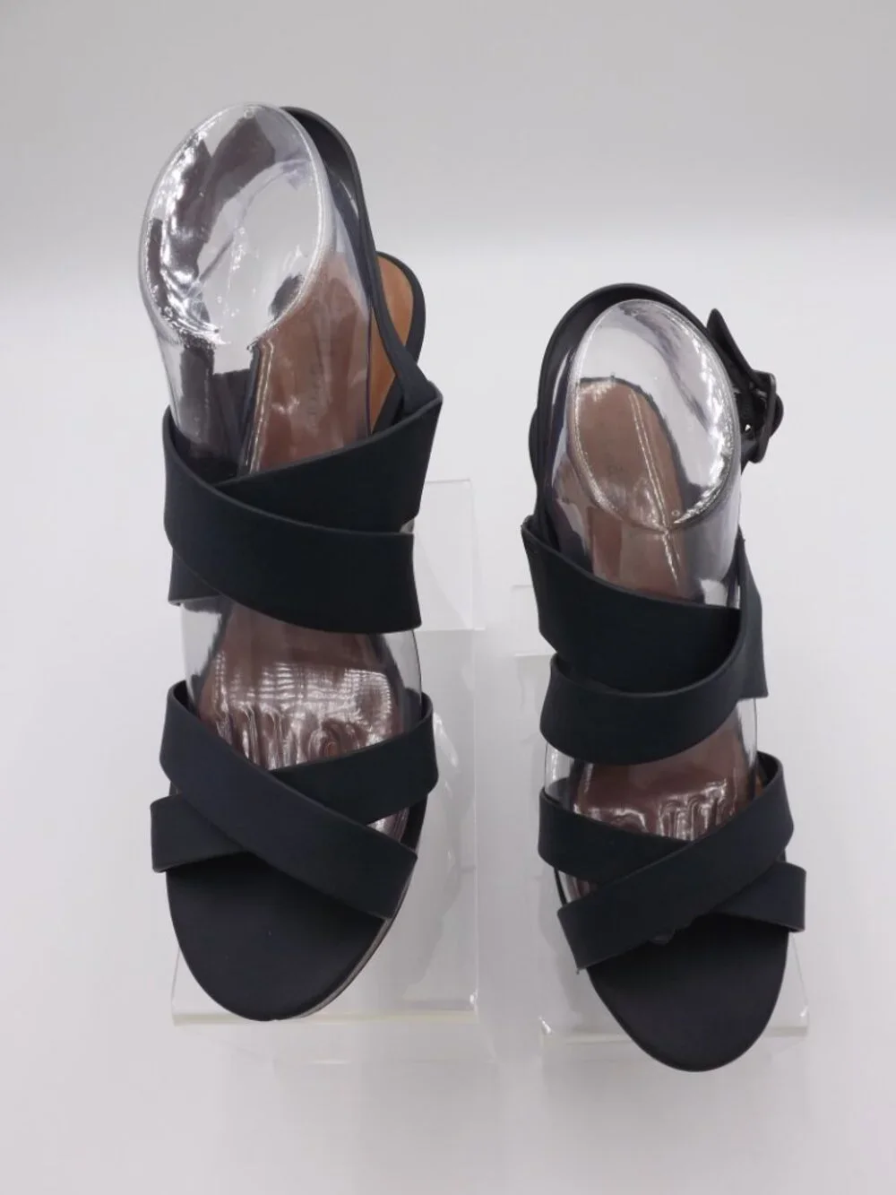 Indigo Rd. Sandals Women's Size 9M Navy/Brown Platform Wedge Stappy